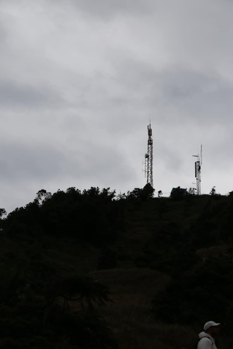 Radaranlag auf dem Monte Fontainha, Wanderung auf den Monte Fontainha