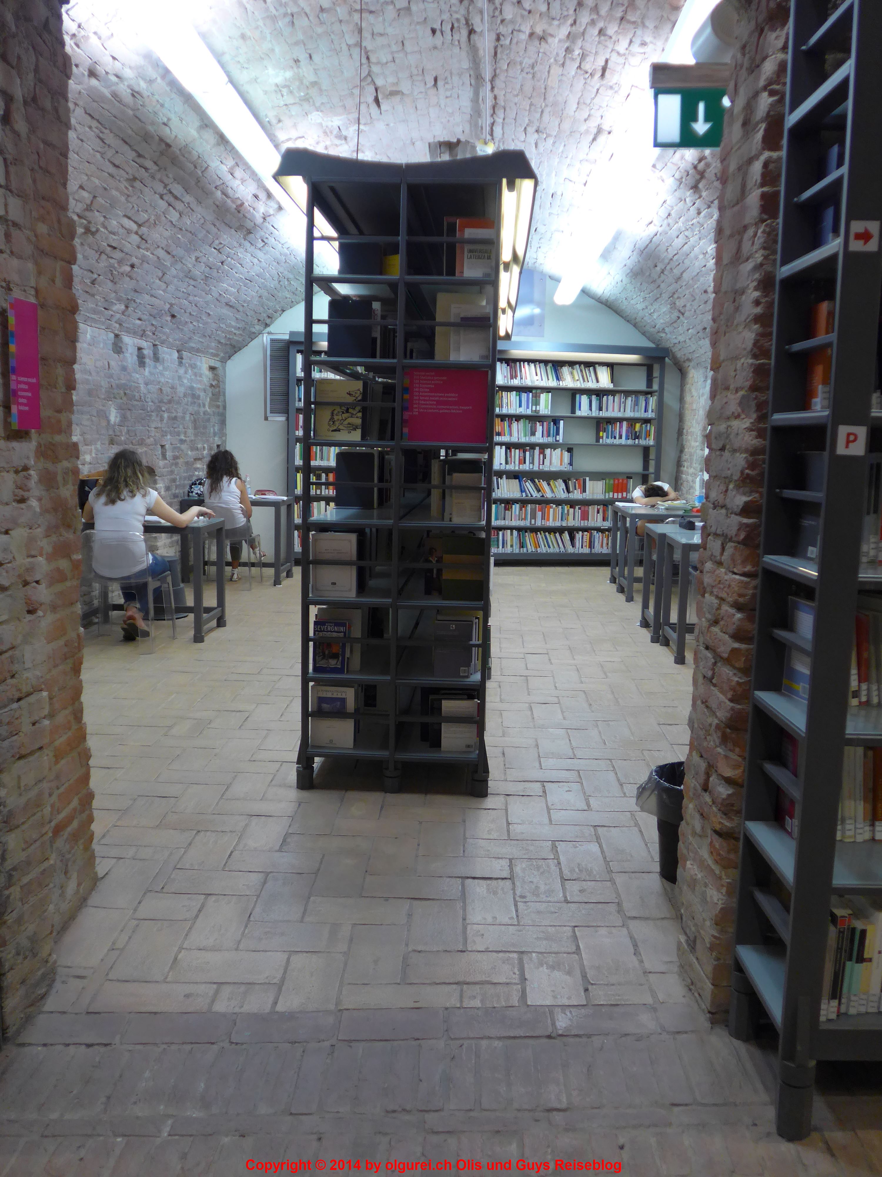 L1000703 Oli und Guy Toscana 2014 Ausflug nach Siena Detail Stadbibliothek